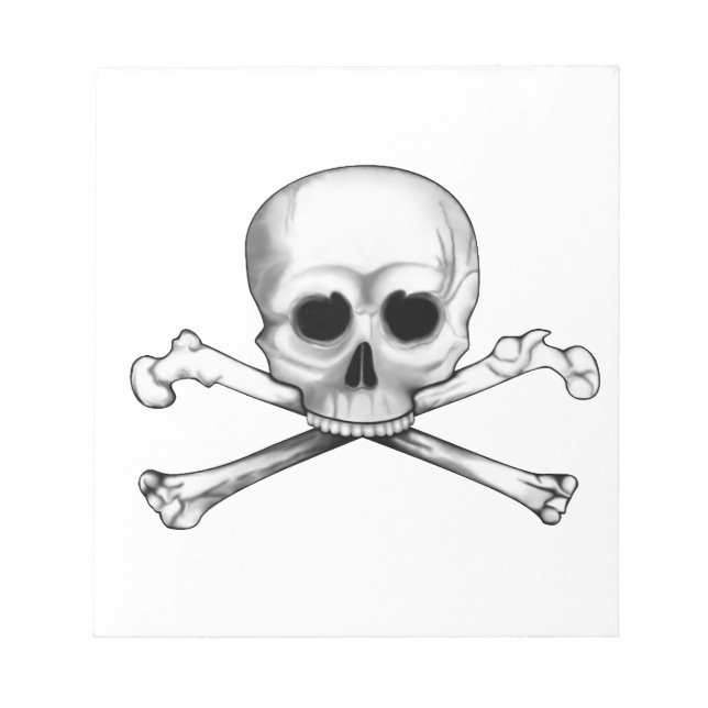 Skull och korsben anteckningsblock (Framsida)