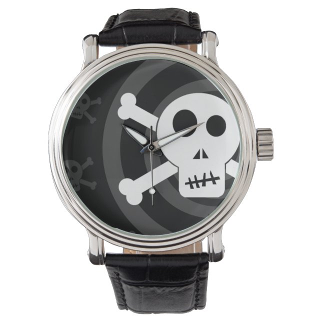 Skull och korsben armbandsur (Framsida)