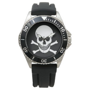 Skull och korsben armbandsur