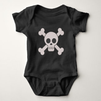 Skull och korsben Baby Kostym Baby Bodykostym T Shirt