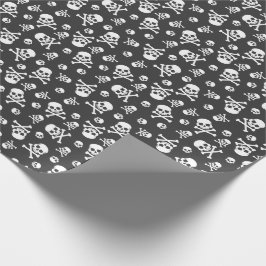 Skull och korsben Benvit Presentpapper