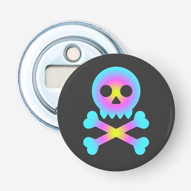 Skull och korsben flasköppnare (Framsidan)