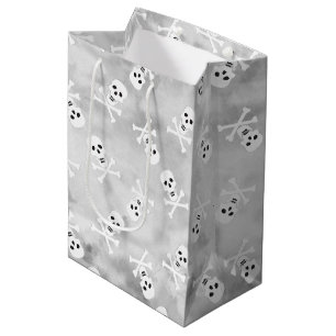 Skull och korsben Grått Gift Bag