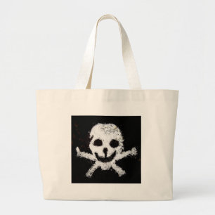 Skull och korsben jumbo tygkasse