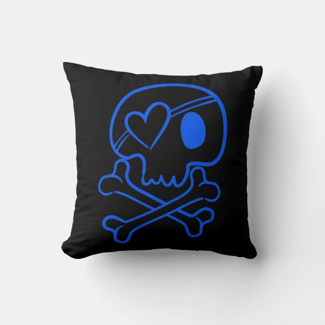 Skull och korsben kudde (Framsida)