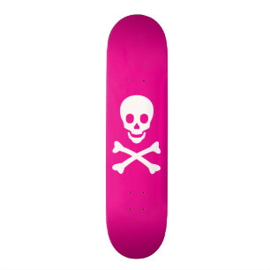 Skull och korsben mini skateboard bräda 18,5 cm
