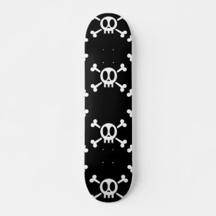 Skull och korsben mini skateboard bräda 18,5 cm