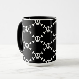 Skull och korsben mugg
