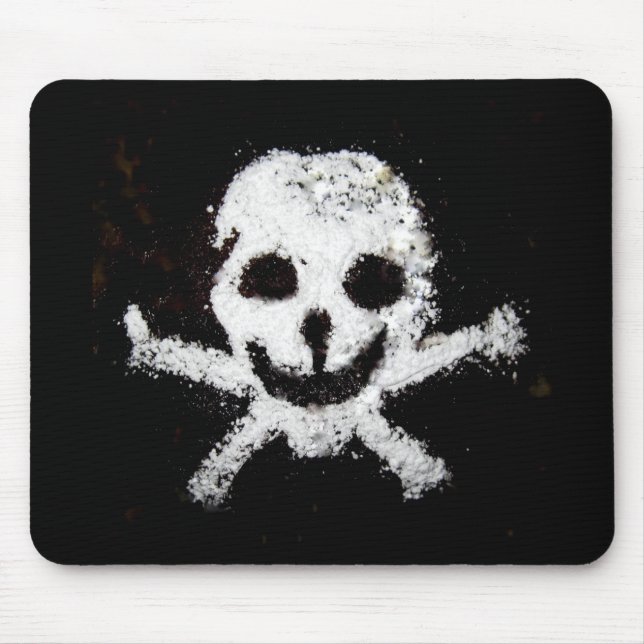 Skull och korsben musmatta (Framsidan)