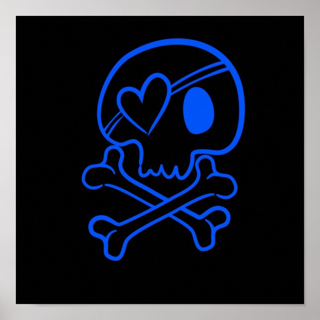 Skull och korsben poster (Framsidan)