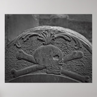 Skull och korsben poster