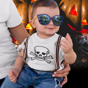 Skull och korsben t shirt