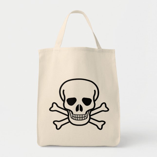 Skull och korsben tygkasse (Framsidan)