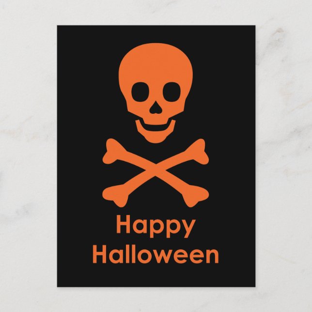 Skull och korsben vykort (Framsida)