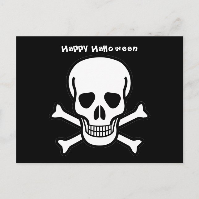 Skull och korsben vykort (Framsida)