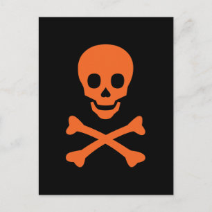 Skull och korsben vykort