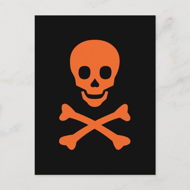 Skull och korsben vykort (Framsida)
