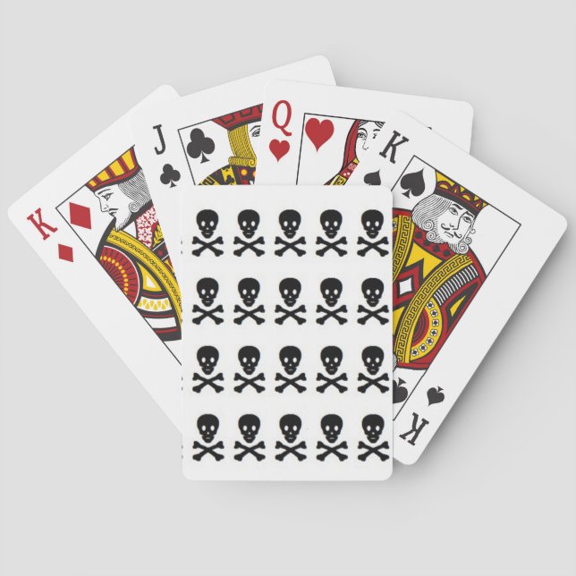 SKULL OCH KORSBONER CASINOKORT (Baksidan)