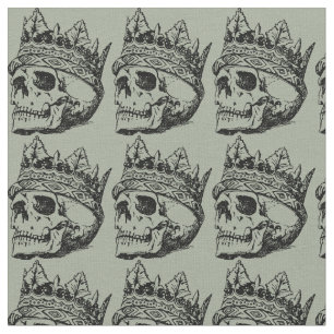 Skull och krona tyg