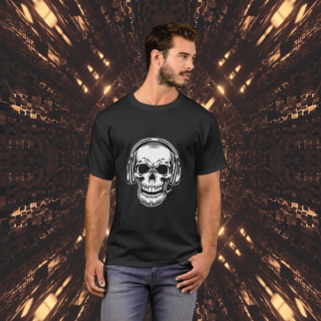 Skull- och Mörk-skuggor T-Shirt (Skapare uppladdad)