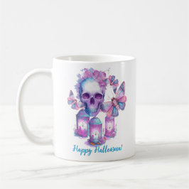 Skull och Moths Halloween Kaffemugg