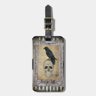 Skull och Raven Bagagebricka