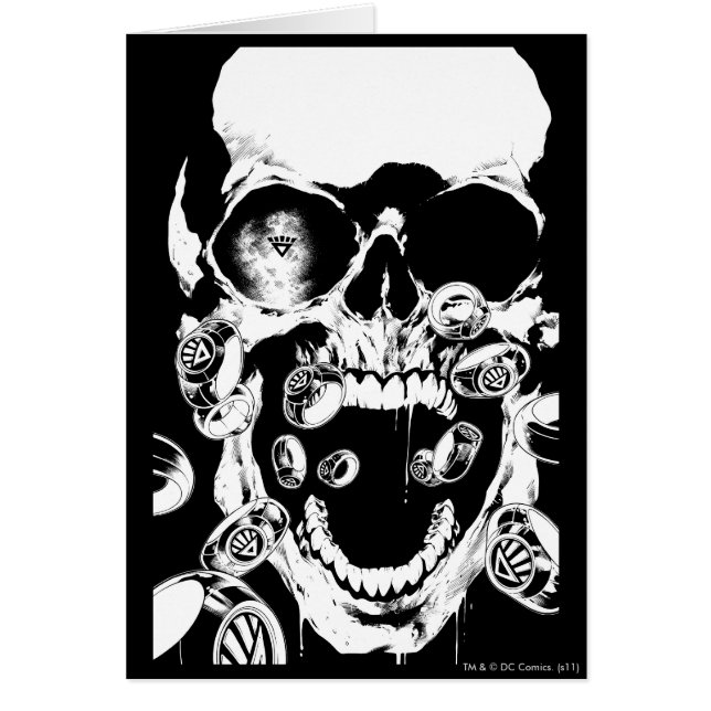 Skull och Ringar Hälsningskort (Framsidan)