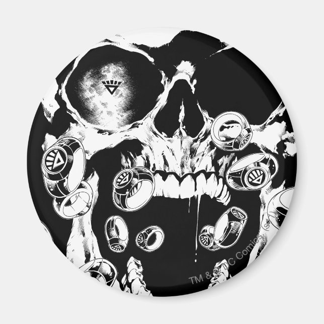 Skull och Ringar Magnet (Framsidan)