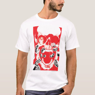 Skull och Ringar - Röd Tee Shirt