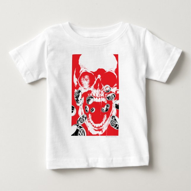 Skull och Ringar - Röd Tee Shirt (Framsida)