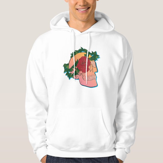 Skull och Ro Hoodie (Framsida)