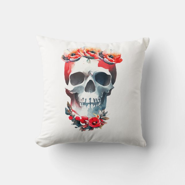 Skull och Ro Kudde (Framsida)