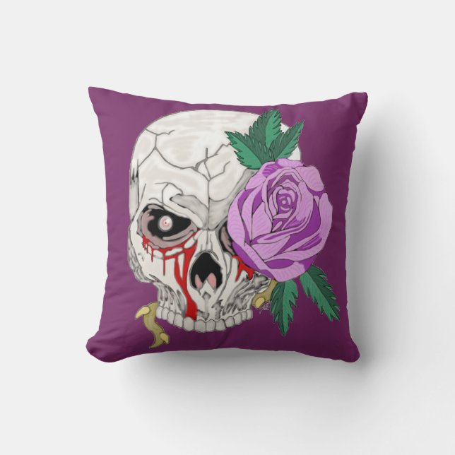 Skull och Ro Kudde (Framsida)