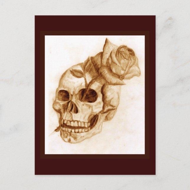 Skull och Ro Vykort (Framsida)