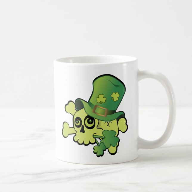Skull och schampor kaffemugg (Höger)