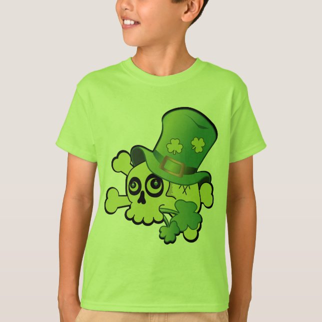 Skull och schampor t shirt (Framsida)