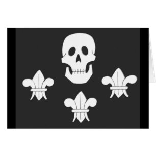 SKULL OCH TRE LILES HÄLSNINGSKORT