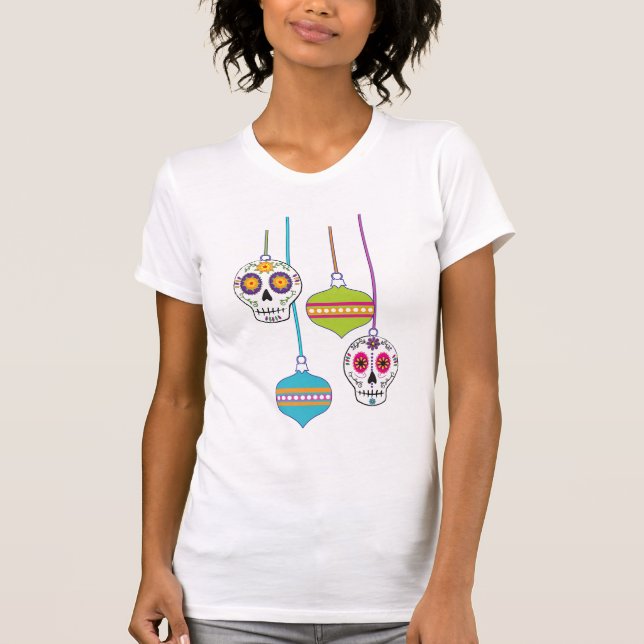 Skull och utsmyckningar - skirt t-shirt (Framsida)