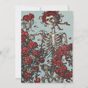Skull, omgiven av Ro Inbjudningar