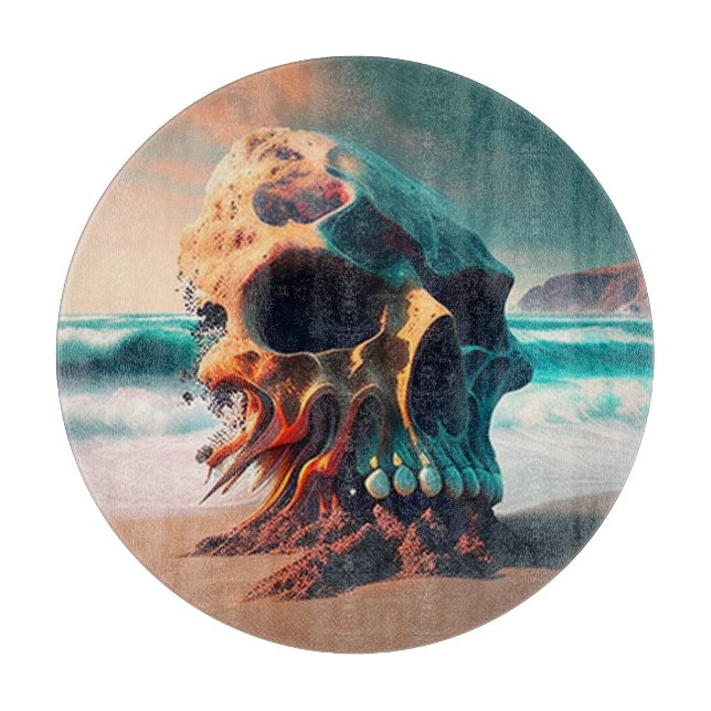 Skull on the Beach (Framsidan)