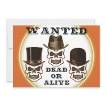 Skull önskad död- eller liveinbjudan