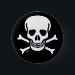 Skull på benen, svart knapp<br><div class="desc">Skullknapparna är till för fläkt,  mordmystiskt fläkt,  knappsamlare,  skallsamlare,  biker,  Goths,  pirat,  kosplayers,  rollspel,  raketer,  eller bara döskallar. Skull n Bones är Steamy Raimon original art.</div>