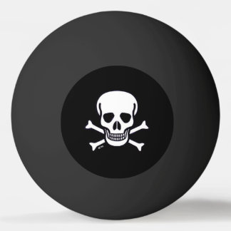 Skull på bensvart 1 stjärtpinga boll
