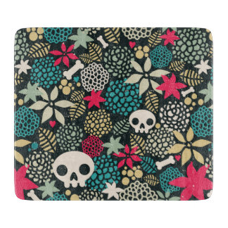 Skull på blommor