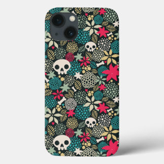 Skull på blommor