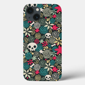 Skull på blommor