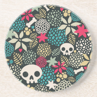 Skull på blommor underlägg