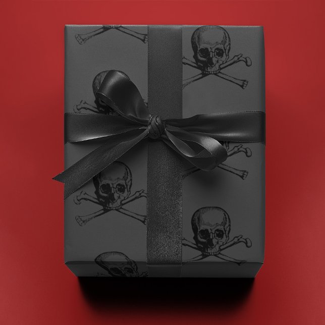 Skull på Grått | Presentpapper (Skapare uppladdad)