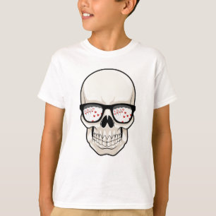 Skull på Poker med solglasögon T Shirt