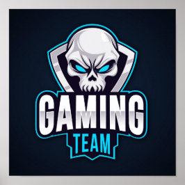 Skull på spelteamet poster